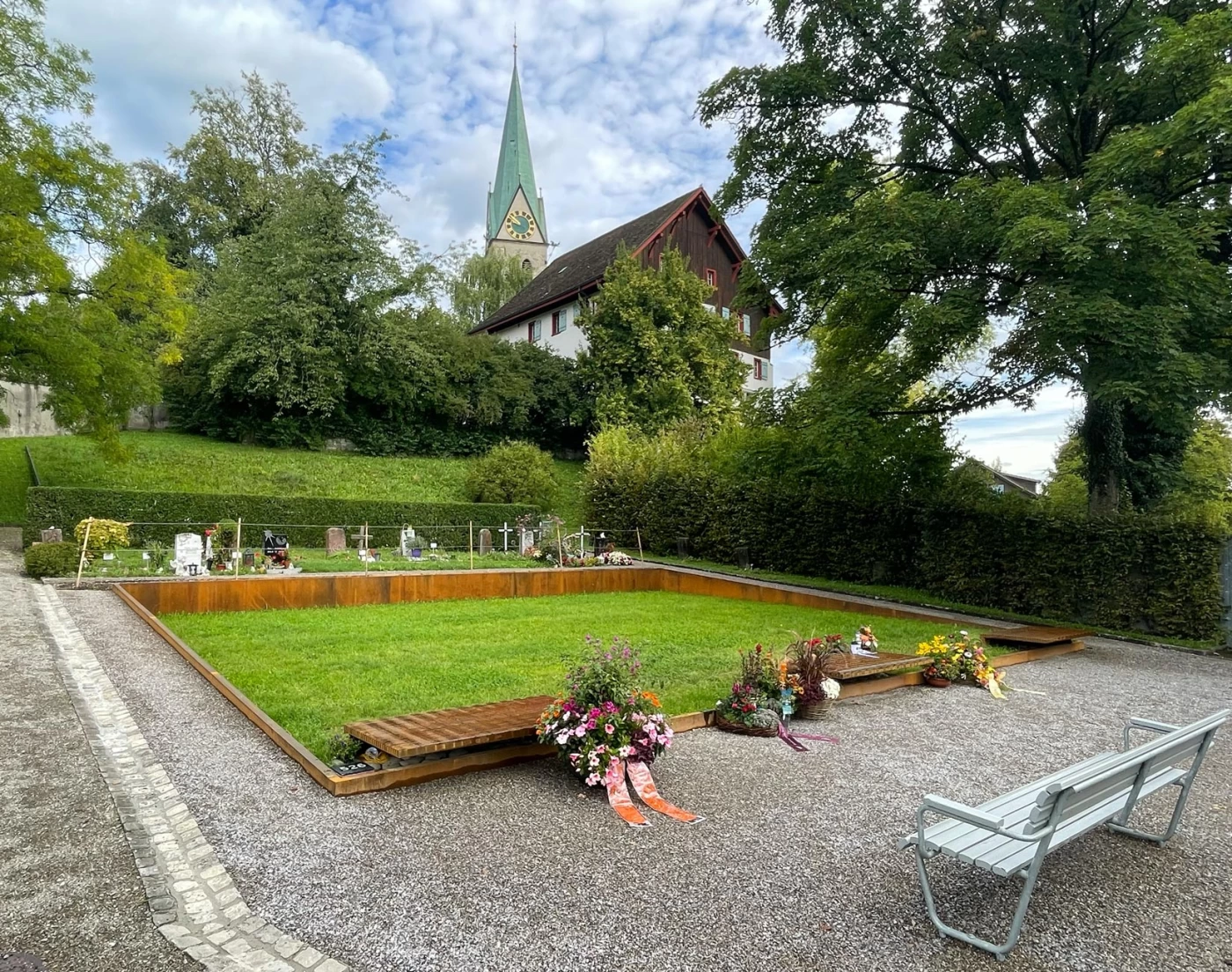 Landschaftsarchitektur Neugestaltung Teilbereiche, Friedhof Oberwinterthur