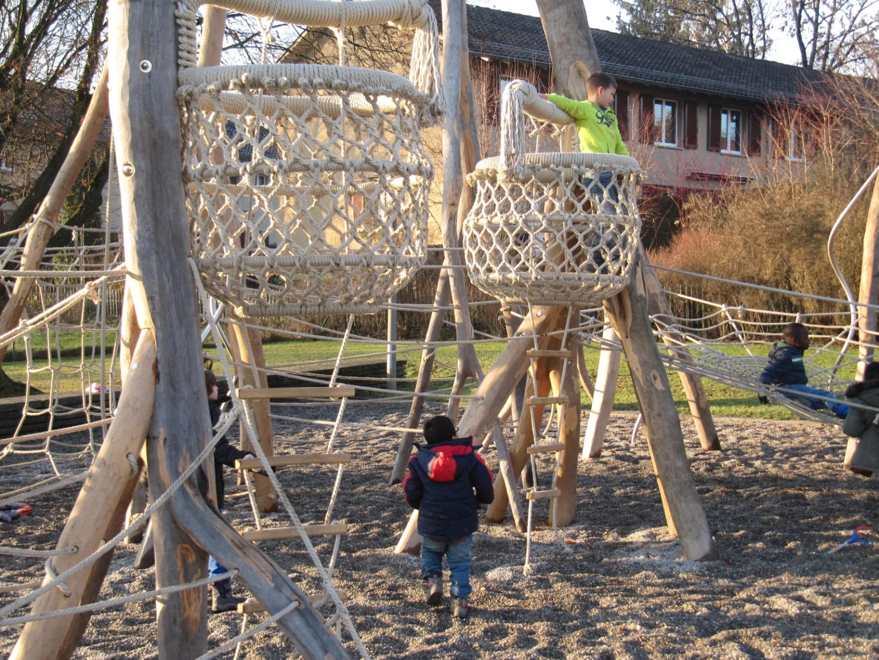 Spielbereiche Schulhaus Buchwiesen