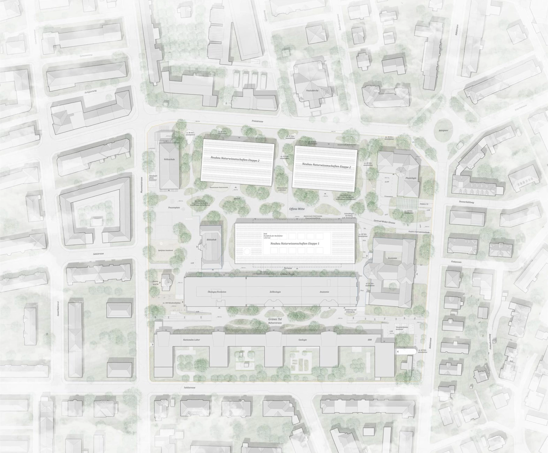 Uni Muesmatt, Neubau Naturwissenschaften