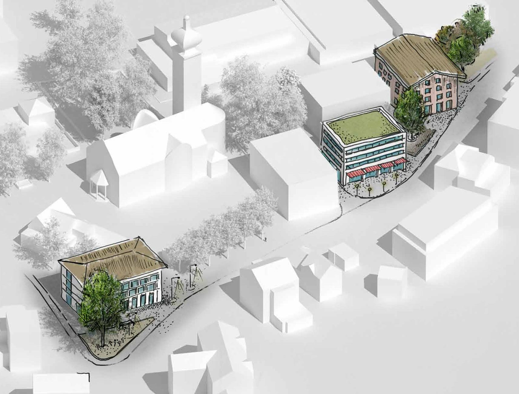 Belebung und Gestaltung Dorfzentrum