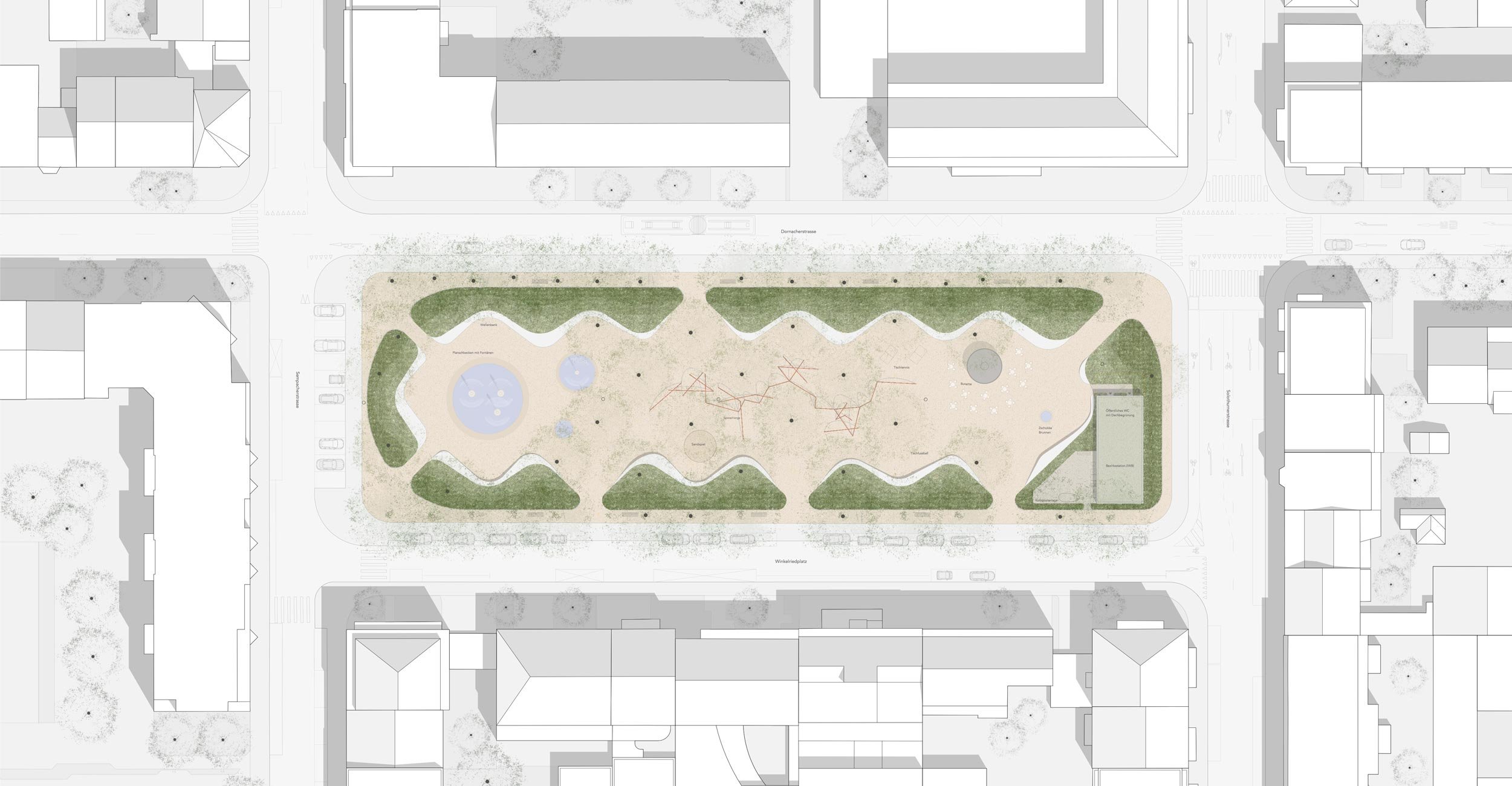 Umgestaltung Winkelriedplatz, Gundeldinger Quartier