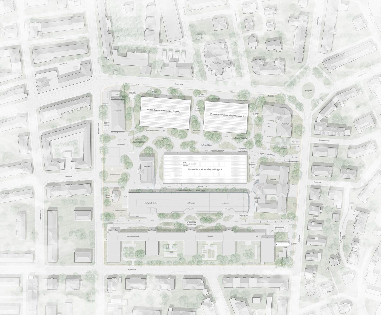 Uni Muesmatt, Neubau Naturwissenschaften